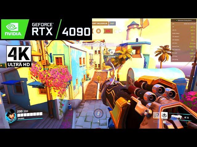 Overwatch 2: RTX 4090 24GB [ 4K - Epic Settings ] | Unranked Attack - ILIOS WELL | FREE TO PLAY FPS