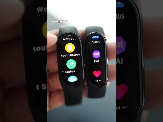 Xiaomi Mi Band 7 vs Xiaomi Mi Band 6 #Shorts