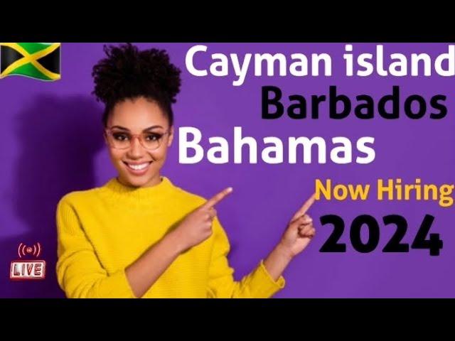 5 High Paid 2024 Jobs Training Provided Now Hiring In Cayman Island Bahamas & Barbados