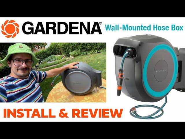 Gardena Auto Hose Reel, 100 ft Install Review