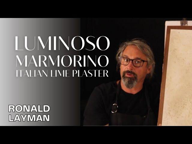 ronald layman venetian plaster marmorino luminoso walls technique italian