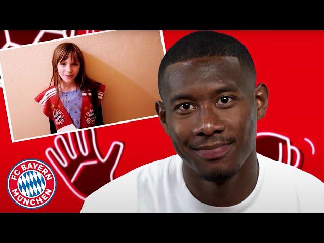 David Alaba answers kids questions: "How do I become a professional football player?"