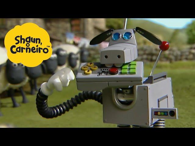 Shaun, o Carneiro [Shaun the Sheep] Cachorro Robô  Hora Especial| Cartoons Para Crianças