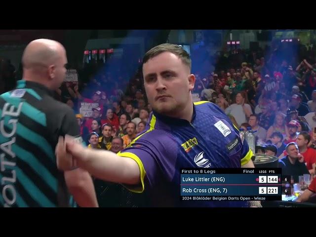 LUKE LITTLER HITS A NINE-DARTER IN A EURO TOUR FINAL!