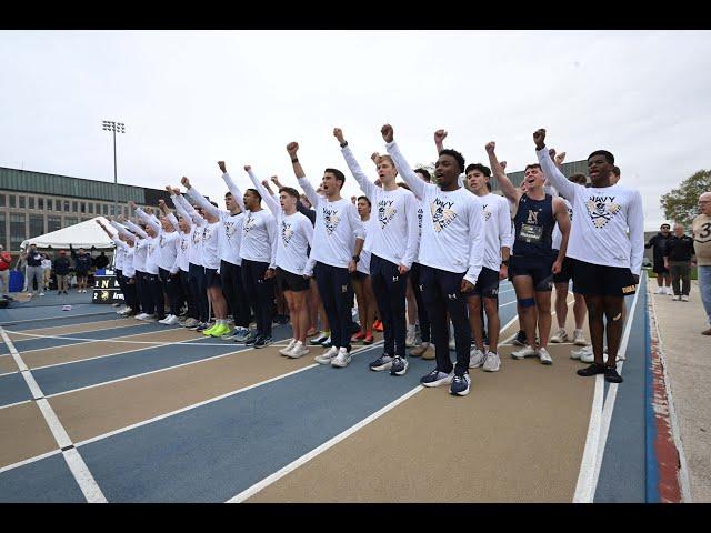 Video highlights of the Navy Men's Track & Field team beating Army to win the Star