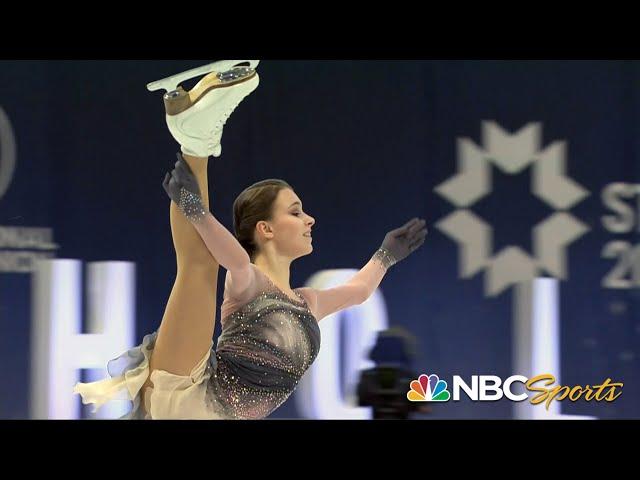 At 16, Anna Shcherbakova captures title at 2021 World Figure Skating Championships | NBC Sports