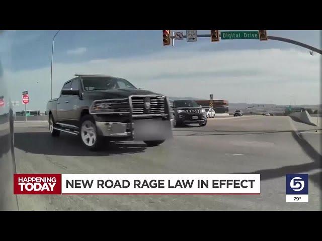 Utah's new road rage law goes into effect