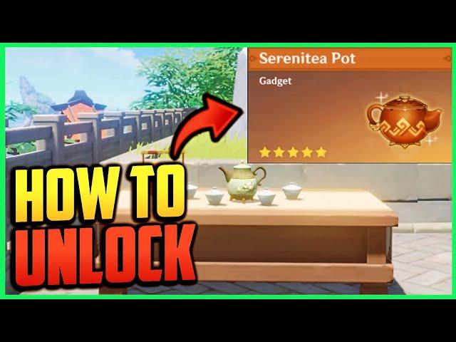 How To Unlock Serenitea Pot【A Teapot to Call Home: Part 1,2】World Quest Full Guide in Genshin Impact