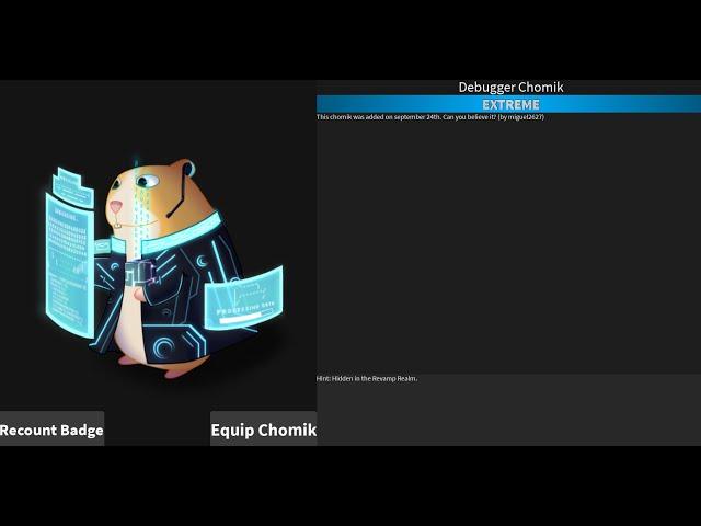 How to get Debugger Chomik - Find The Chomiks