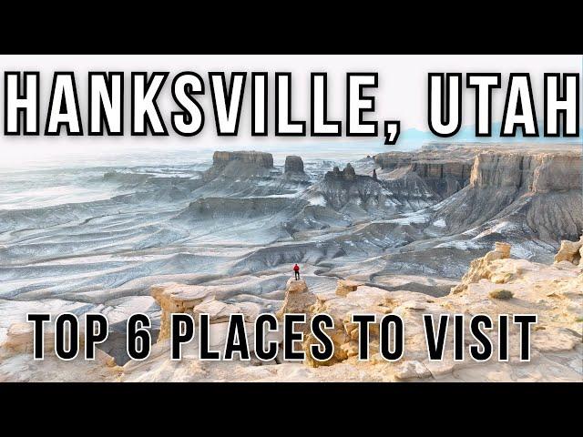 TOP 6 PLACES TO VISIT IN HANKSVILLE UTAH - Monscape Overlook, Factory Butte, The Spire, Bentonite