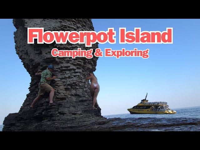 Unforgettable Camping Experience on Flowerpot Island! Hiking, Swimming, Cooking & Tips for Your Stay