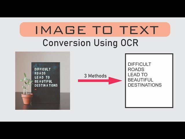 3 Ways to Convert any Image to Text using OCR | Browser Extension. Online OCR Converter, Snipping