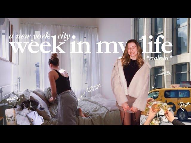 a realistic week in my life in new york city (life updates & productive days)