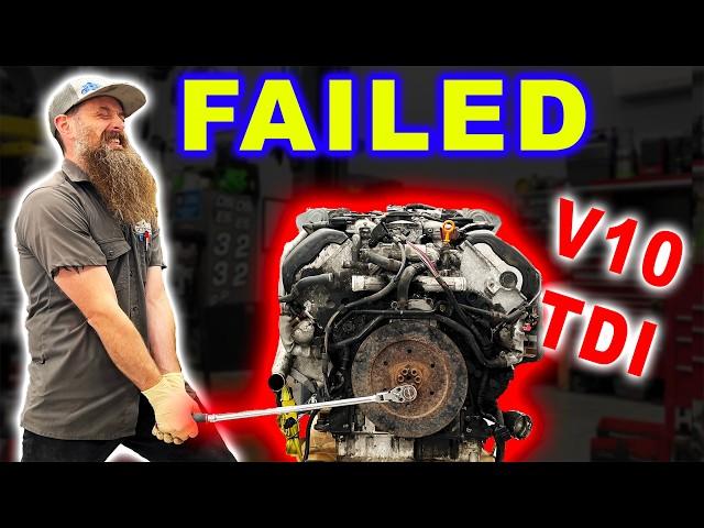 FAILED V10 TDI VW Engine ~ VWs Most Complicated Engine EVER