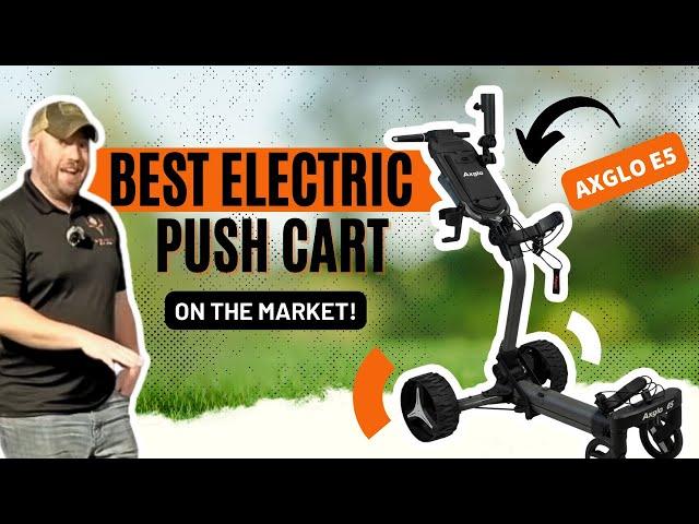 Best Electric Push Cart: The Axglo e5 with Remote & Follow Technology!