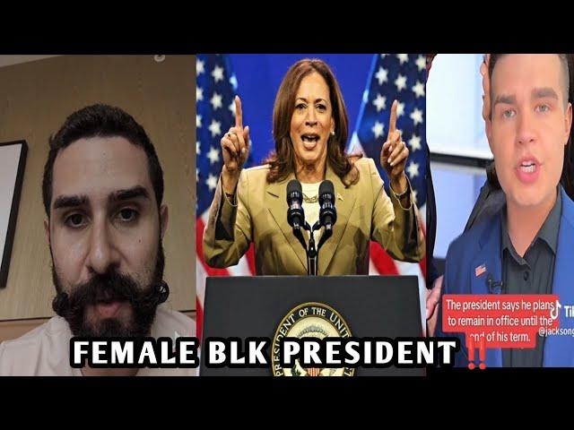 WHY PEOPLE REACT TO KAMWALA HARRIS ON BEING FIRST BLK FEMALE PRESIDENT