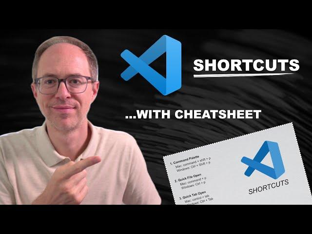 10 VS Code Shortcuts Every Developer MUST Know | Cheatsheet