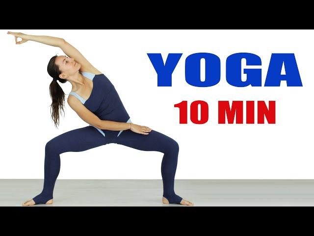 YOGA EN 10 MINUTOS | YOGA EN CASA | PARA PRINCIPIANTES | MalovaElena