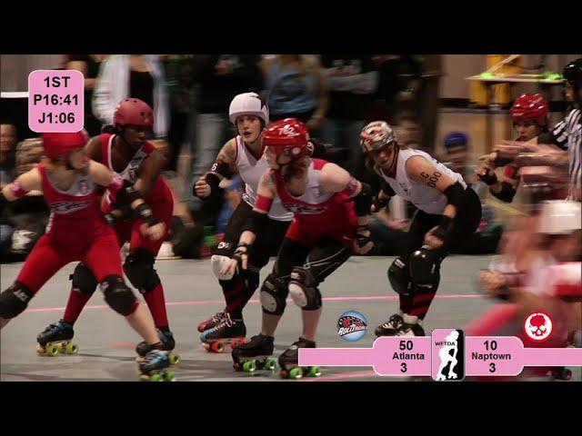 Atlanta Rollergirls vs Naptown Roller Girls   2012 Championships Game 2