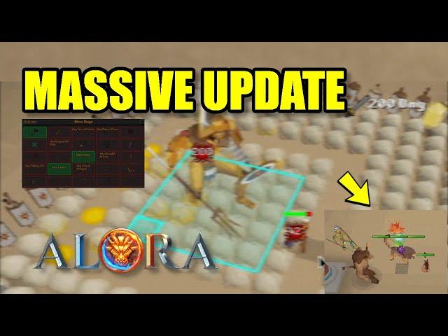 Alora RSPS: *HUGE OSRS Content Update Released* The Colosseum, Alora Bingo & Much More! +BIG G/A