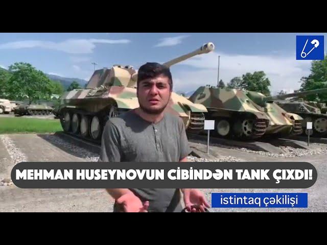 PAYLAŞ! Mehman Huseynovun cibindən tank çıxdı! Azərbaycanda analoqu olmayan şərləmə!