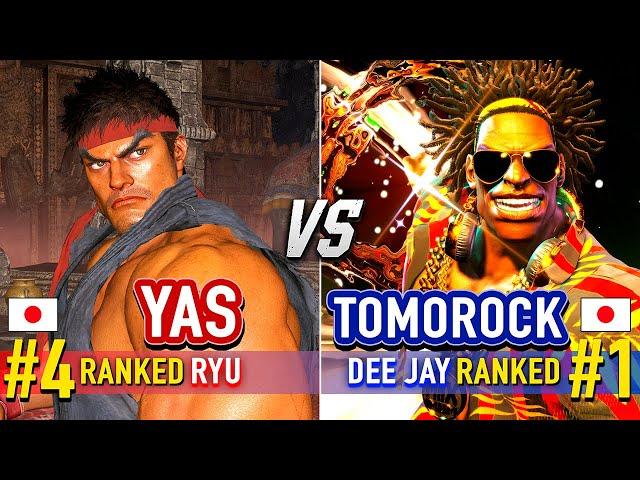 SF6  YAS (#4 Ranked Ryu) vs TOMOROCK (#1 Ranked Dee Jay) & NAOOONN (Akuma)  High Level Gameplay