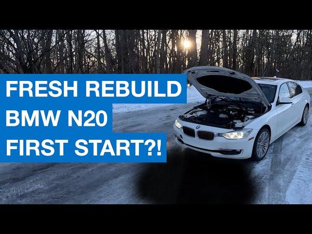 Freshly Rebuilt BMW N20: Install & First Start! - Project 328i Part 5