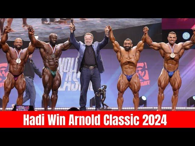 Hadi Choopan Win Arnold Classic 2024 / Samson Dauda Lost  Speech + All Winner List