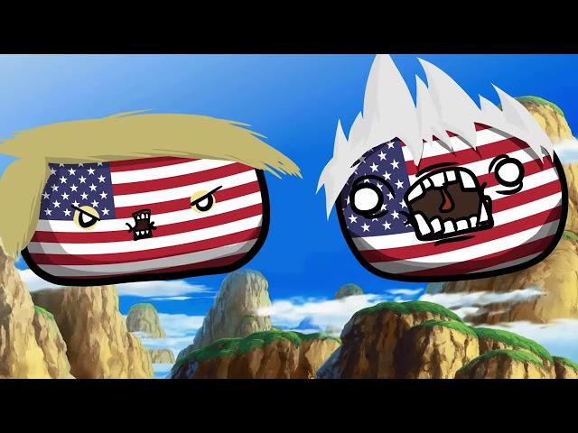 Trump and Biden debate - Countryball animation