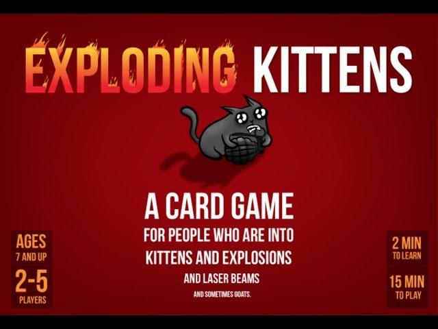 【汤米酱】Board Game 桌游教学087 Exploding Kittens Review 爆炸猫 介绍