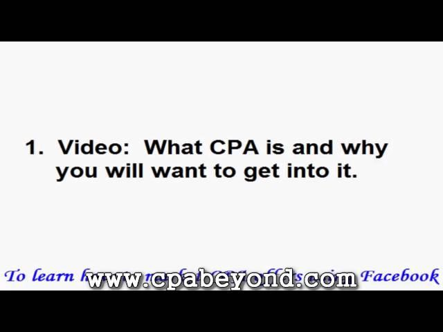 CPABeyond - Complete Training Cost Per Action Marketing Introduction