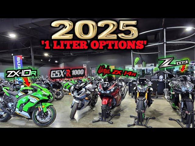 Inside Look at a Mega Dealers 2025 Inventory of Kawasaki Zx10r, Zx14R, Suzuki Gsxr 1000's