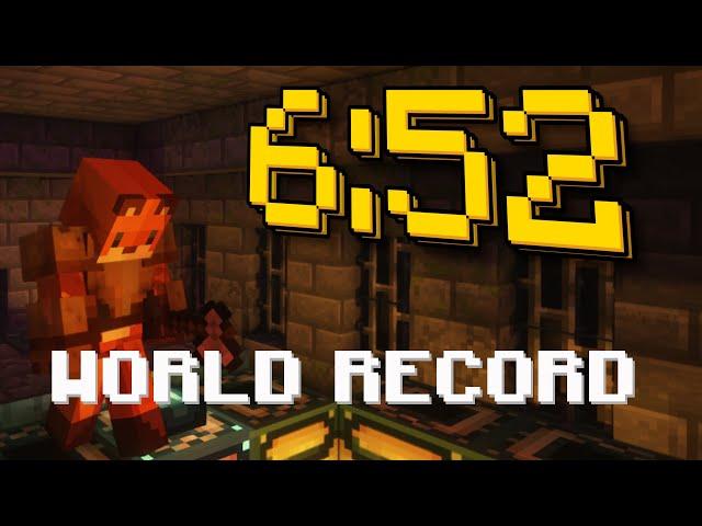 MINECRAFT SPEEDRUN WORLD RECORD (6:52) first sub 7