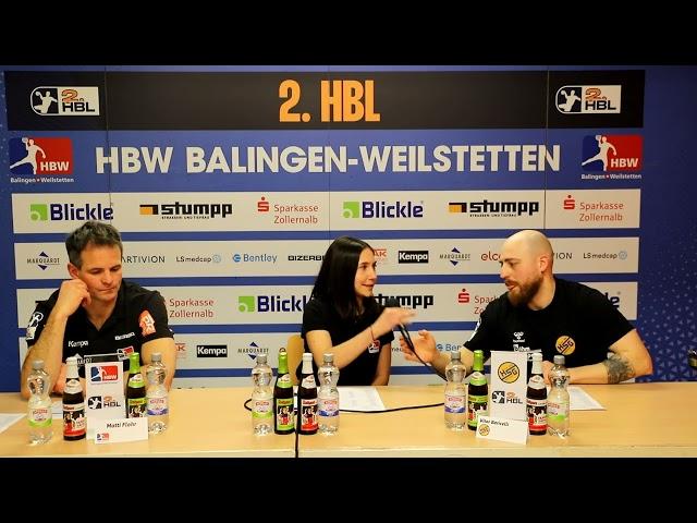 Pressekonferenz zum Spiel HBW Balingen-Weilstetten vs. HSG Konstanz