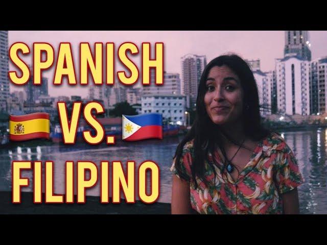 HOW SIMILAR ARE SPANISH AND FILIPINO ? SIMILITUDES ENTRE EL FILIPINO Y EL ESPAÑOL