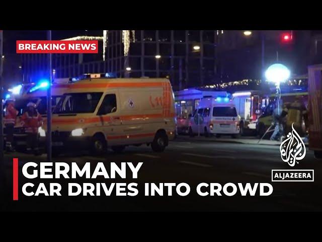 Car drives into crowd at Christmas market in Germany: AJE correspondent