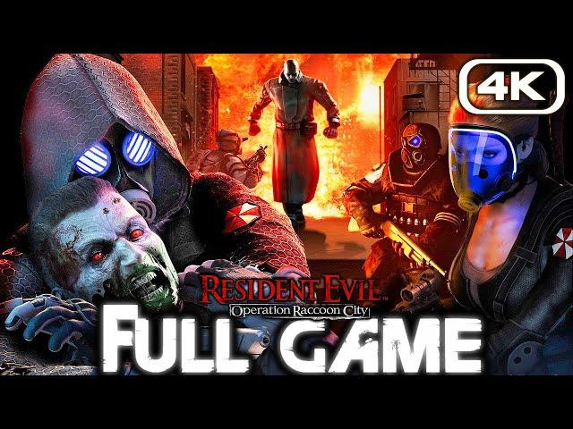 RESIDENT EVIL OPERATION RACCOON CITY Gameplay Walkthrough FULL GAME (4K 60FPS) No Commentary