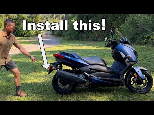 Scooter & Motorcycle Blind Spot Detection on XMAX - INNOVV Third Eye Review & Install