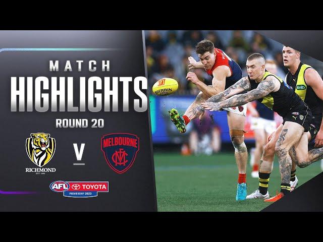 Richmond v Melbourne Highlights | Round 20, 2023 | AFL