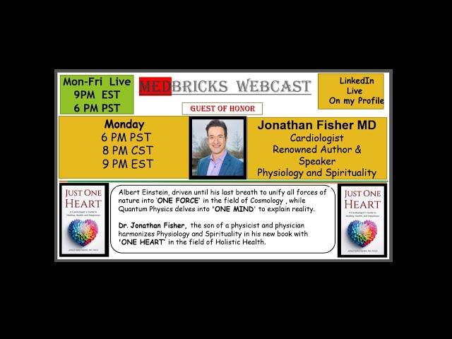 Dr. Jonathan Fisher Author :Just One Heart