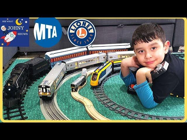 Johny Unboxes NEW Lionel MTA Long Island Railroad Train Train Set