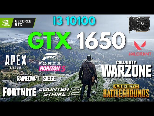 GTX 1650 + i3 10100 Test In 8 Games In 2024!