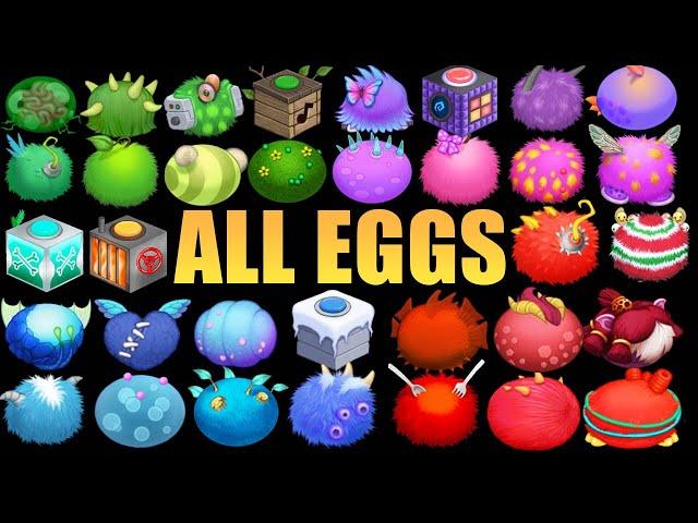 All colored Eggs - MSM