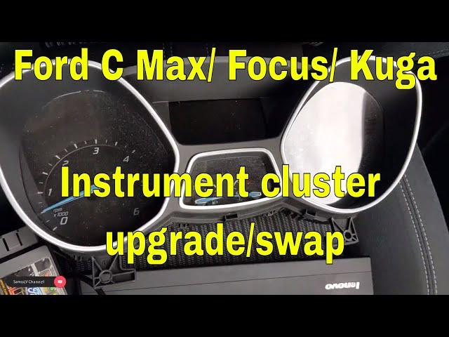 Ford C max 2012/ Focus instrument cluster swap / Замена приборки РП32 на РП7