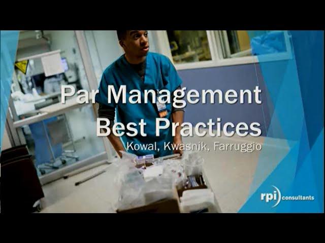 RPI Consultants - Par Management: Best Practices