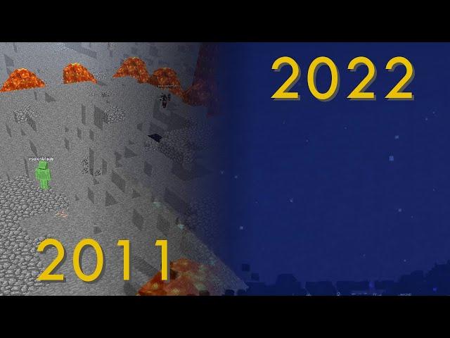 Revisiting 2011 2b2t Screenshots in 2022