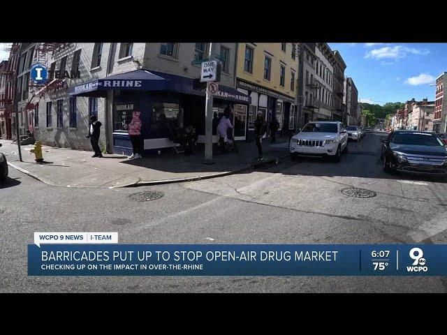 Are street barricades in Cincinnati working or pushing drug dealers to new locations?