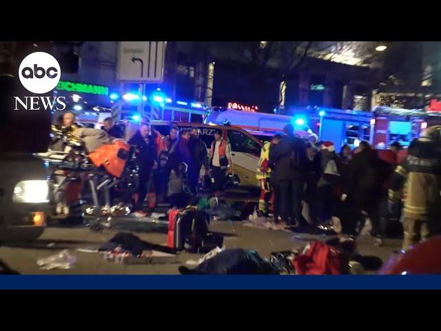 Deadly crash at German Christmas market