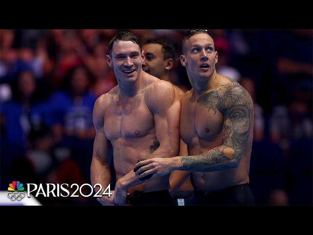 Caeleb Dressel rips fastest time of 100m fly semis 30 mins. after winning the 50m free | NBC Sports