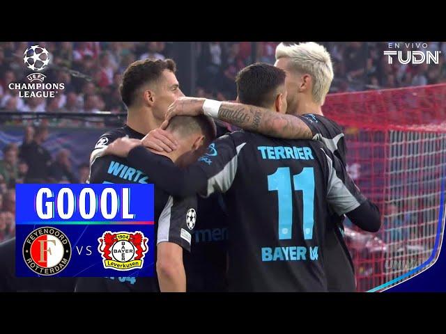 ¡ES GOLEADA! Doblete de Wirtz | Feyenoord 0-3 Bayer Leverkusen | UEFA Champions League 2024